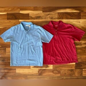 Bundle of Solid Polo Shirts size 2XL